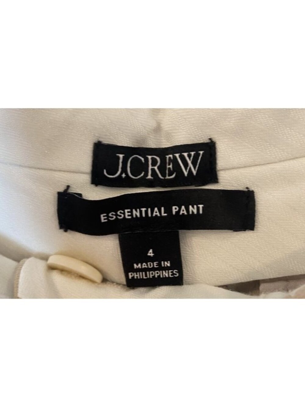 J.Crew Essential Dress Pants Straight Leg Pleats Tan Khaki Size 4 - Picture 3 of 5